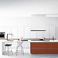 contemporary kitchen / glass / lacquered - VETRONICA
