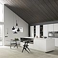 contemporary kitchen / glass / lacquered - K_GOCCIA