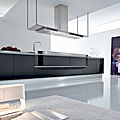 contemporary kitchen / stainless steel / lacquered - ARTIKA