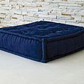 contemporary ottoman / fabric / recycled - BLOCK