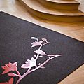 contemporary rug / floral / patterned - RED FLOWER by Céline Sorigue