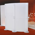 contemporary screen - FLUOWALL WHITE CURVED