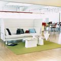 contemporary sofa / by Ronan & Erwan Bouroullec / highback - ALCOVE : HIGHBACK THREE-SEATER