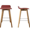 contemporary stool / bar / padded - MAVERICK LOW BACKREST