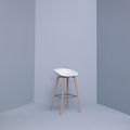 contemporary stool / bar / wood - ABOUT : AAS32 by Hee Welling