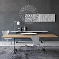 contemporary table / by Antonio Citterio / wood - EILEEN