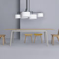 contemporary table / extending / wood / solid - E8 LONGUE by Mathias Hahn
