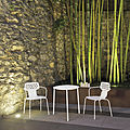 contemporary table / garden / folding / by James Irvine - OPEN 65 - 085_O