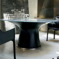 contemporary table / round / by Patrick Jouin / glass - 390 LEBEAU