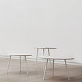 contemporary table / Scandinavian design / round - LOOP STAND by Leif Jorgensen