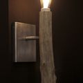 contemporary wall light / wood / reclaimed - EDISON by Catherine Op De Beeck