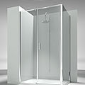 corner shower cubicle / with pivot doors - L2+LG by Centro Progetti Vismara