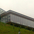 curtain wall with photovoltaicpanels - ITURRALDE WINE CELLARS