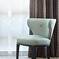 curtains fabric / plain - QUARTZ WEAVES