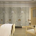 curtains fabric / polyester - BLOSSOM