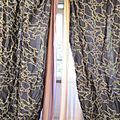 curtains fabric / silk - MARBLE