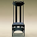design chairs / Art Nouveau / by Charles Rennie Mackintosh / for home use - 302 ARGYLE
