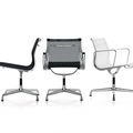 design chairs / classic style chimney / swivel / by Charles & Ray Eames - ALUMINIUM CHAIR : EA 105-108