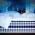 double bed / contemporary / fabric / upholstered - VIVIDUS
