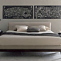 double bed / contemporary / wood - ASSUAN