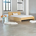 double bed / contemporary / wood - ART321