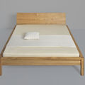 double bed / contemporary / wood / solid - CARA