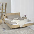 double bed / contemporary / wood / solid - SOMNIA