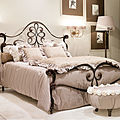double bed / traditional / forged iron - HILTON