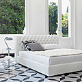 double bed / traditional / upholstered - VICTORIA