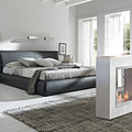 double-sided fireplace / bioethanol / closed hearths / contemporary - SQUARE: SQCRXX00 by Andrea Pietroni