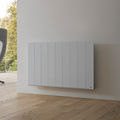 electrical radiator / horizontal / aluminum / contemporary - LINE M