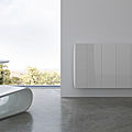 electrical radiator / horizontal / aluminum / contemporary - LINE R