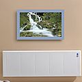 electrical radiator / horizontal / contemporary - VISAGE