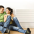 electrical radiator / inertia / stone / contemporary - SMART CLASSIC HORIZONTAL 1500 W