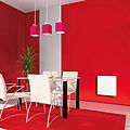 electrical radiator / warm water / horizontal / contemporary - HYBRID: BLANC CACHEMIRE