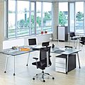 executive writing desk / corner / contemporary - HEXAGON by Hartmann, Blume & Haworth Design Studio