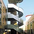 exterior staircases canopy / steel - CASTLE STREET