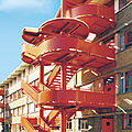 exterior staircases canopy / steel - STERLING HOUSE