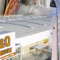 facade cladding fixing system - COROGRID BAR AND BRACKET