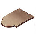 flat roof tile / terracotta wood - ROSEMARY