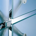 float glass panel / for façades / etched / pattern - PIXEL 10 MM