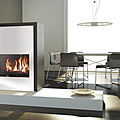 gas fireplace insert - Inserto camino a gas TORINO 70