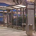 glass bus shelter / metal - ERANDIO