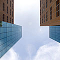 glass curtain wall / aluminum - POLIEDRA-SKY 50 S