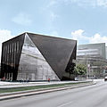 glass facade panel - MOCA CLEVELAND