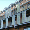terracotta wood solar shading - CENTRO DIREZIONALE DAL NEGRO