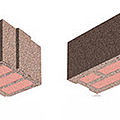 insulation block (with expanded silicate coating, for fire protection) - BISOMARK