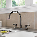 kitchen double-handle mixer tap / 3-hole - P299565LF
