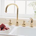 kitchen single-handle mixer tap / 4-hole - HAMPTON