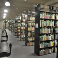 library shelves - Mediathek